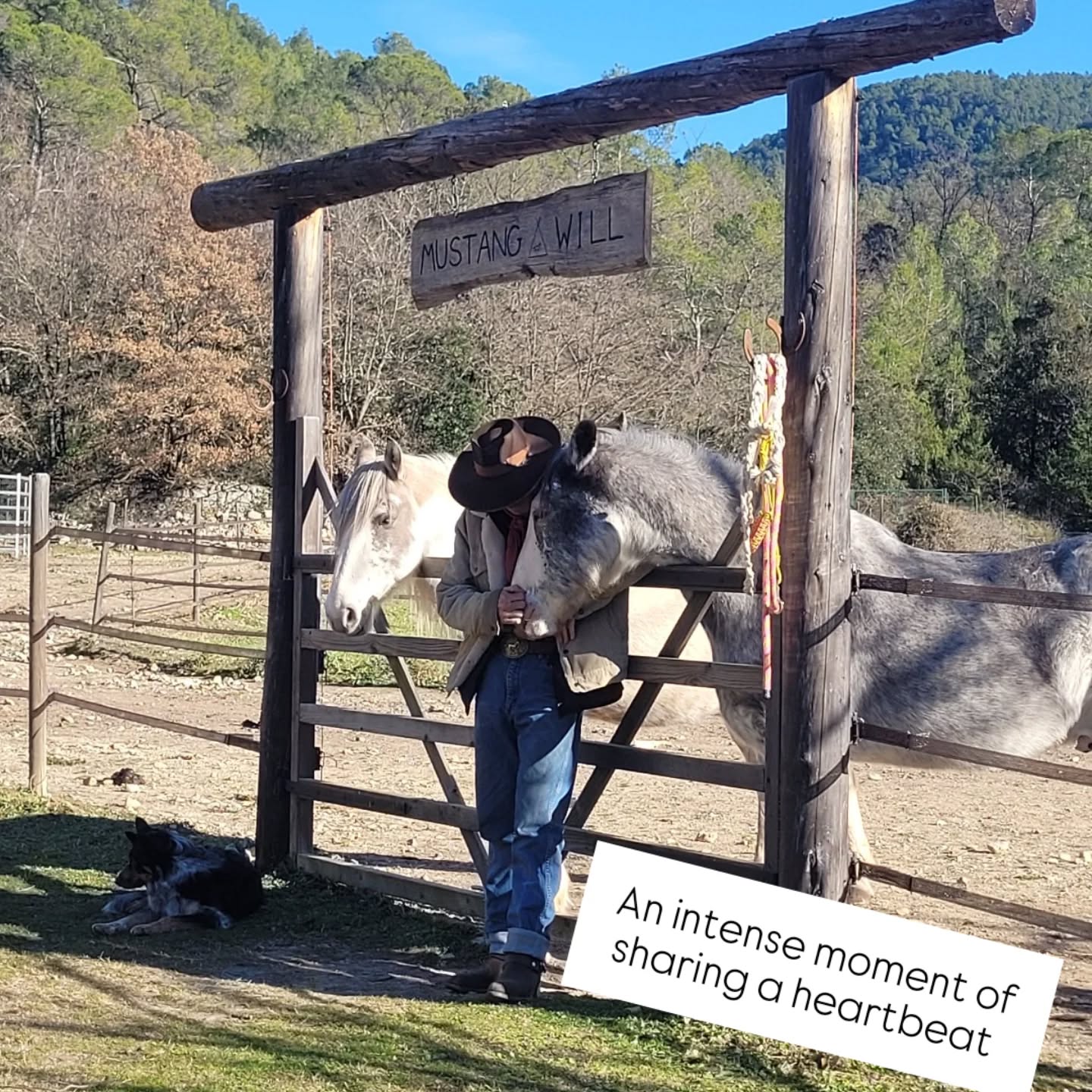 Sharing a heartbeat...